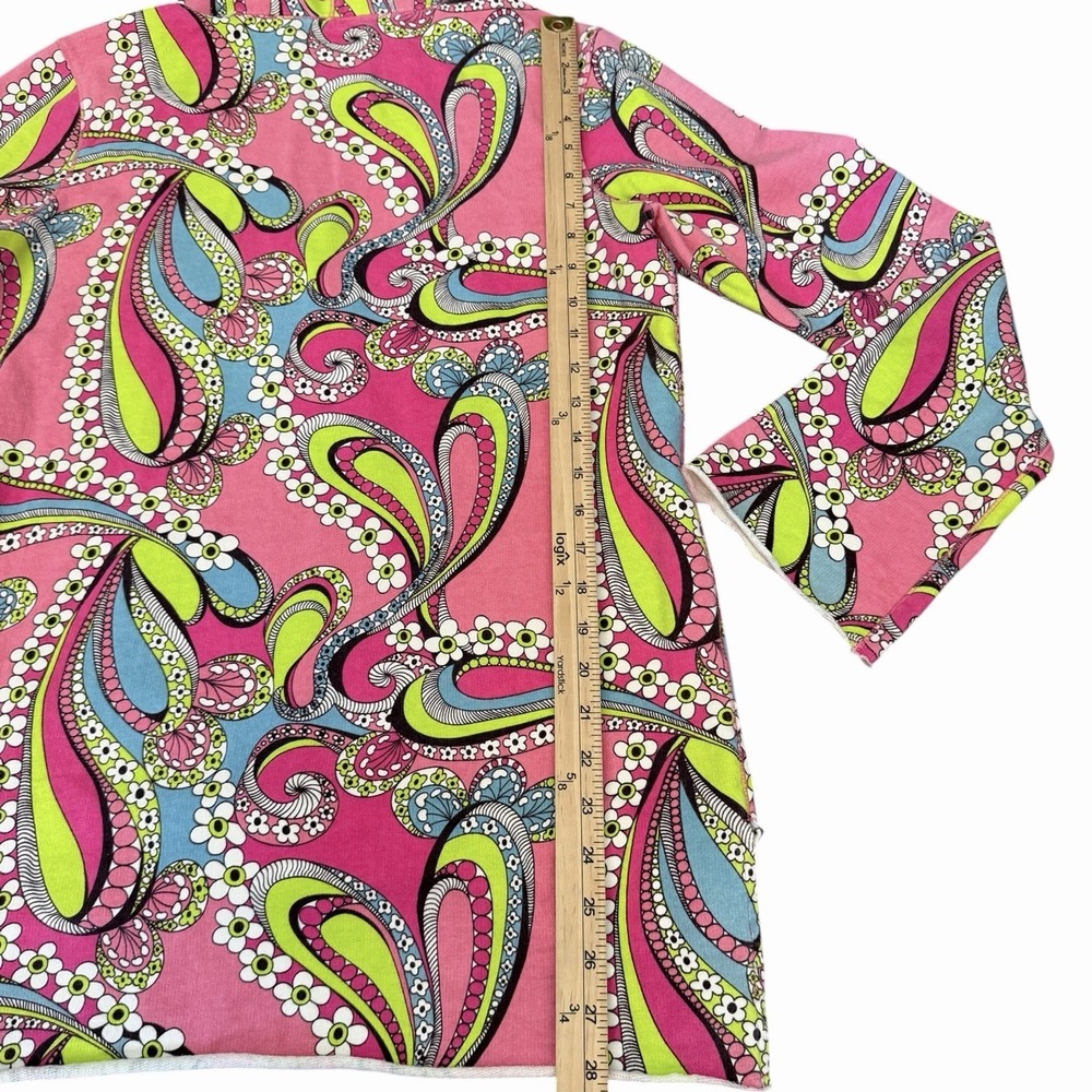 VTG Lucky‎ Brand Paisley Hoodie Small•Hippie Boho Psychedelic Y2K Retro 60's HTF - Picture 9 of 10